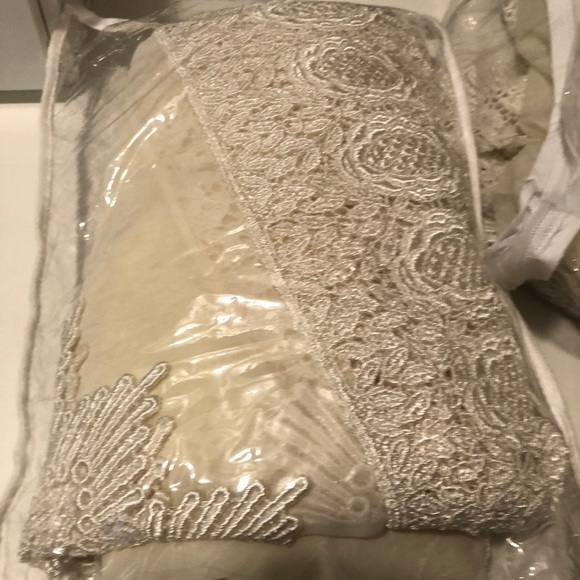 Sheers Curtains cotton Lace brand new 8 pieces - Picture 9 of 12